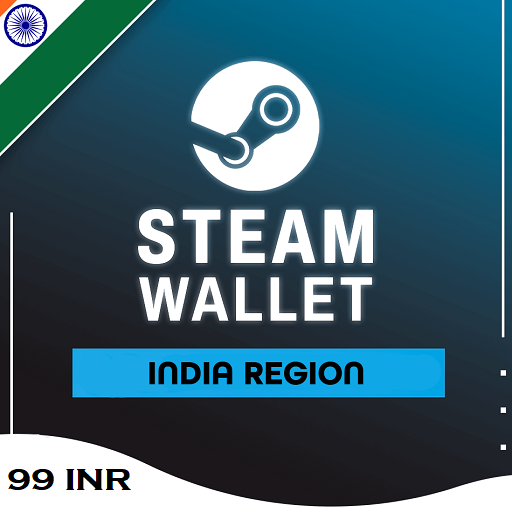 99 INR Steam Wallet Gift Card India - Premium-Accounts.shop